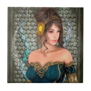 Carreau En Céramique Princesse de conte de fées