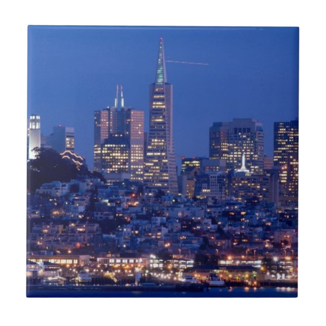 Carreau En Céramique Pris du toit de la prison sur Alcatraz (Devant)