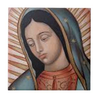 CARREAU EN CÉRAMIQUE PRODUITS DE VISAGE DE VIERGE DE GUADALUPE