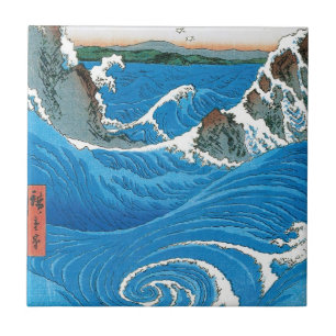 Carreau En Céramique Province d'Awa, Naruto Whirlpools par Ando Hiroshi
