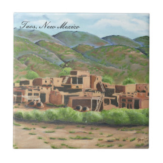 Carreau En Céramique Pueblo de Taos, Nouveau Mexique
