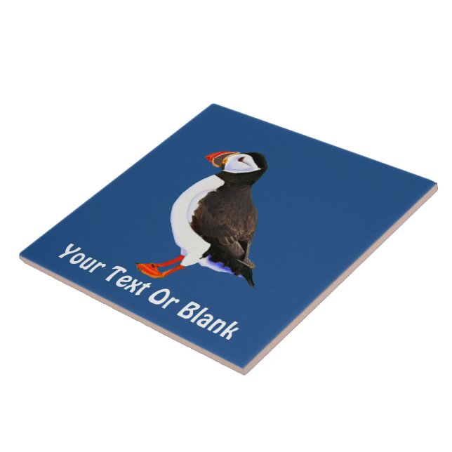 Carreau En Céramique Puffin de l'Atlantique (Côté)