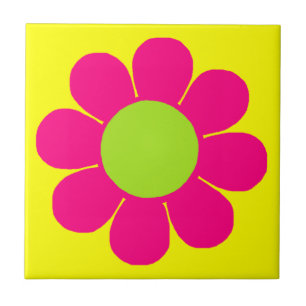 Carreau En Céramique Puissance de fleurs personnalisable