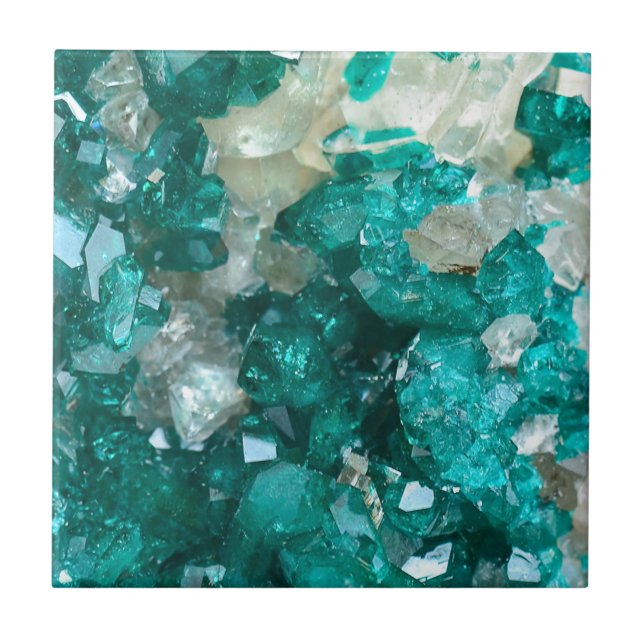Carreau En Céramique Quartz turquoise de sucre candi (Devant)