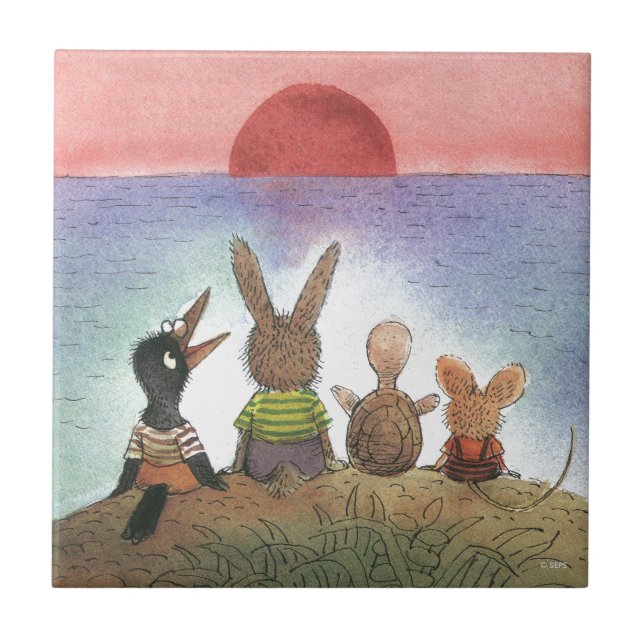 Carreau En Céramique Quelque chose de rouge (Devant)