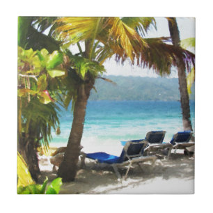 Carreau En Céramique Quelque part dans le paradis