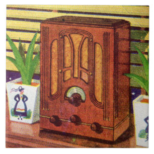 Carreau En Céramique Radio-cathédrale 1937