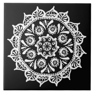 Carreau En Céramique Raven Mandala