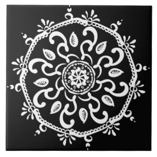 Carreau En Céramique Raven Mandala