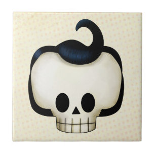 Carreau En Céramique Rebel Skull