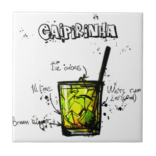 Carreau En Céramique Recette Caipirinia de cocktail
