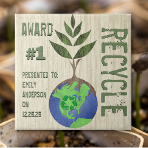 Carreau En Céramique Recycle Award Pour Les Majeurs Forestiers De La Co