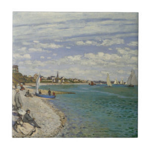 Carreau En Céramique Régate de Claude Monet   chez Sainte-Adresse