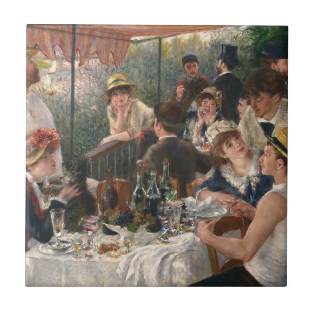 Carreau En Céramique Renoir French Luncheon Booking Party (Devant)