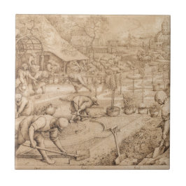 Carreau En Céramique Ressort par Pieter Bruegel l'aîné