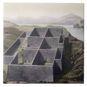 Carreau En Céramique Restes d'un palais d'Inca chez Callo, Pérou, de