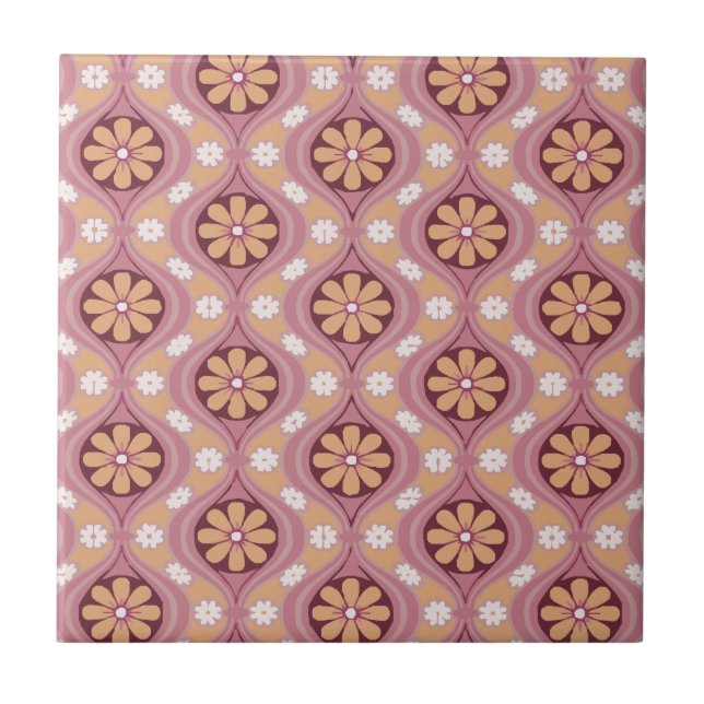 Carreau En Céramique Rétro arabesque (Devant)