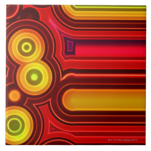 Carreau En Céramique Rétros cercles