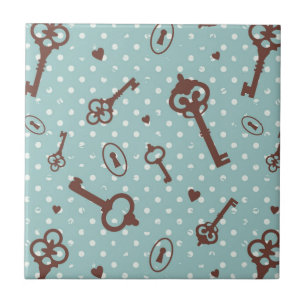 Carreau En Céramique Rétros clés de Valentine