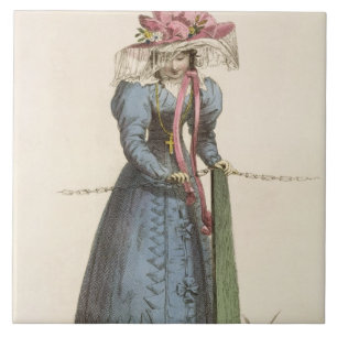 Carreau En Céramique Robe de promenade, plat de mode d'Ackermann au