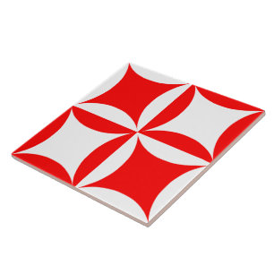 Carreau En Céramique Roboter Peter pour payer Paul Motif rouge