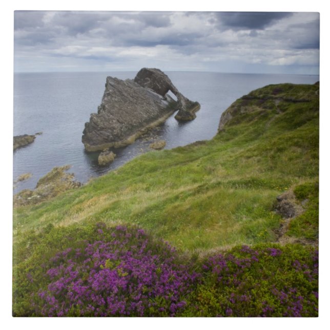 Carreau En Céramique Roche de violon d'arc, Portknockie, Ecosse (Devant)