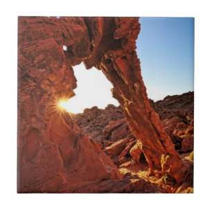 Carreau En Céramique Roche d'éléphant dans la vallée du feu