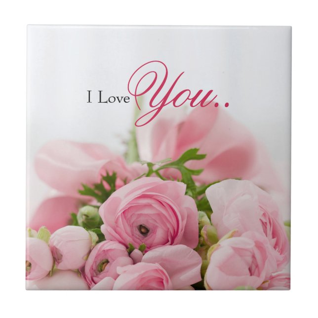 Carreau En Céramique Roses roses (Devant)