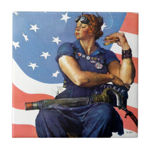 Carreau En Céramique "Rosie le Riveter"