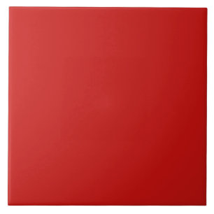 Carreau En Céramique ROUGE POPPY (couleur rouge foncé) ~