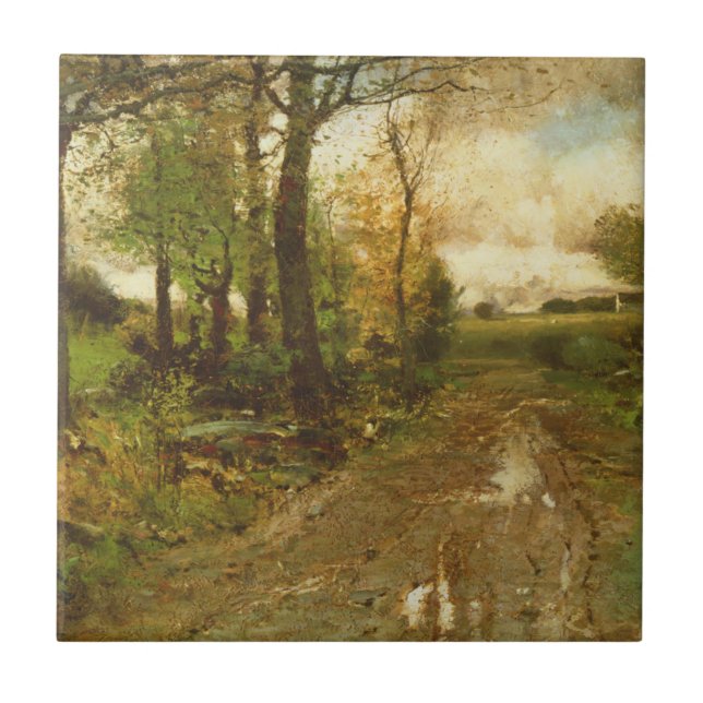 Carreau En Céramique Route par les bois (Devant)