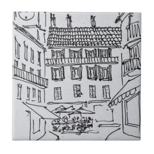 Carreau En Céramique Rue Louis Gassin, Vieux Nice  Nice, France