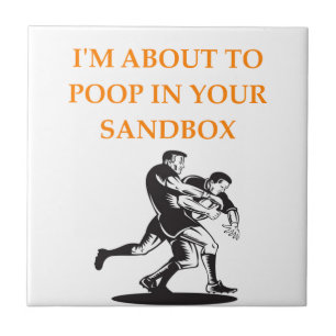 CARREAU EN CÉRAMIQUE RUGBY