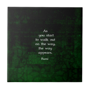 Carreau En Céramique Rumi Inspiration Avoir une citation de la foi