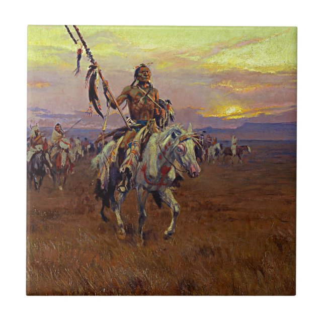 Carreau En Céramique Russell le chaman (Devant)