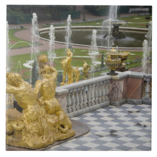 Carreau En Céramique Russie, Saint-Pétersbourg, Peterhoff (aka 2