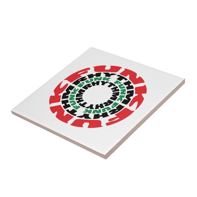 Carreau En Céramique Rythme funk Funk Rhythme funk (Côté)