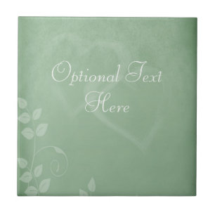 Carreau En Céramique Sage Vert Vintage