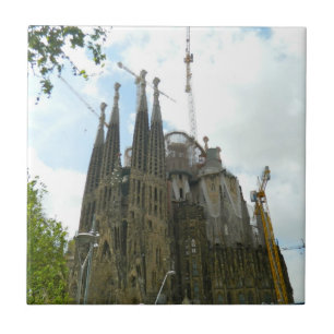 Carreau En Céramique Sagrada Familia, Barcelone