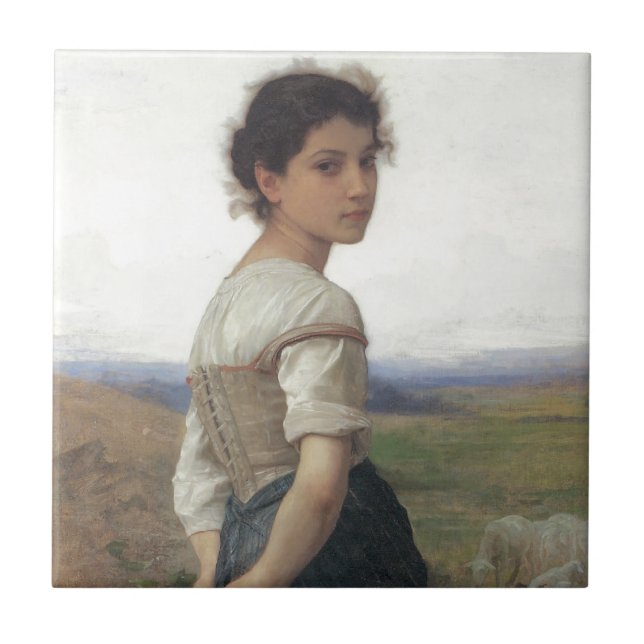 CARREAU EN CÉRAMIQUE SAINT BERNADETTE (Devant)