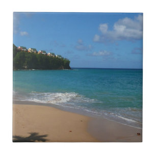 Carreau En Céramique Saint Lucia Beach Paysage tropical