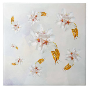 Carreau En Céramique Sakura - Fleur de cerisier japonaise