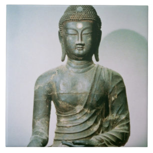 Carreau En Céramique Sakyamuni assis Bouddha de Ch'ungung-Ni (fer)