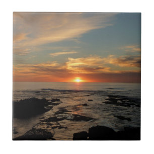 Carreau En Céramique San Diego Sunset II California Seascape