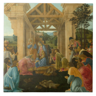 Carreau En Céramique Sandro Botticelli - L'Adoration des Mages