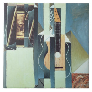 Carreau En Céramique Sans titre (huile sur la toile)