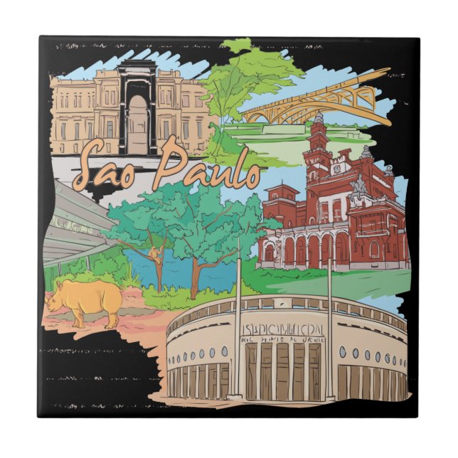 Carreau En Céramique Sao Paulo (Devant)