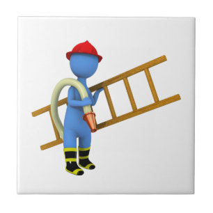 Carreau En Céramique Sapeur-pompier