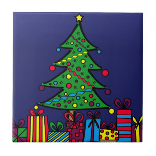 Carreau En Céramique sapin de Noël