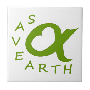 Carreau En Céramique save earth planète